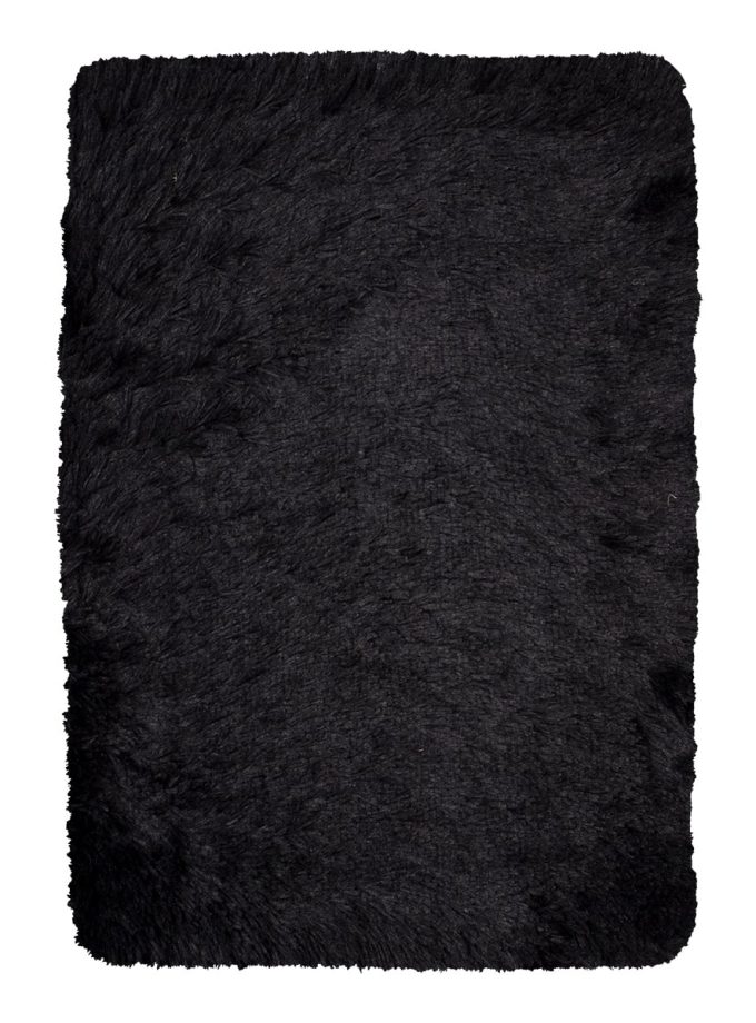 Tapete decorativo shaggy bengali negro (3) min