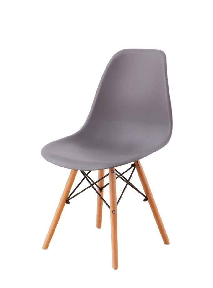 Set 2 sillas de comedor replica eames gris