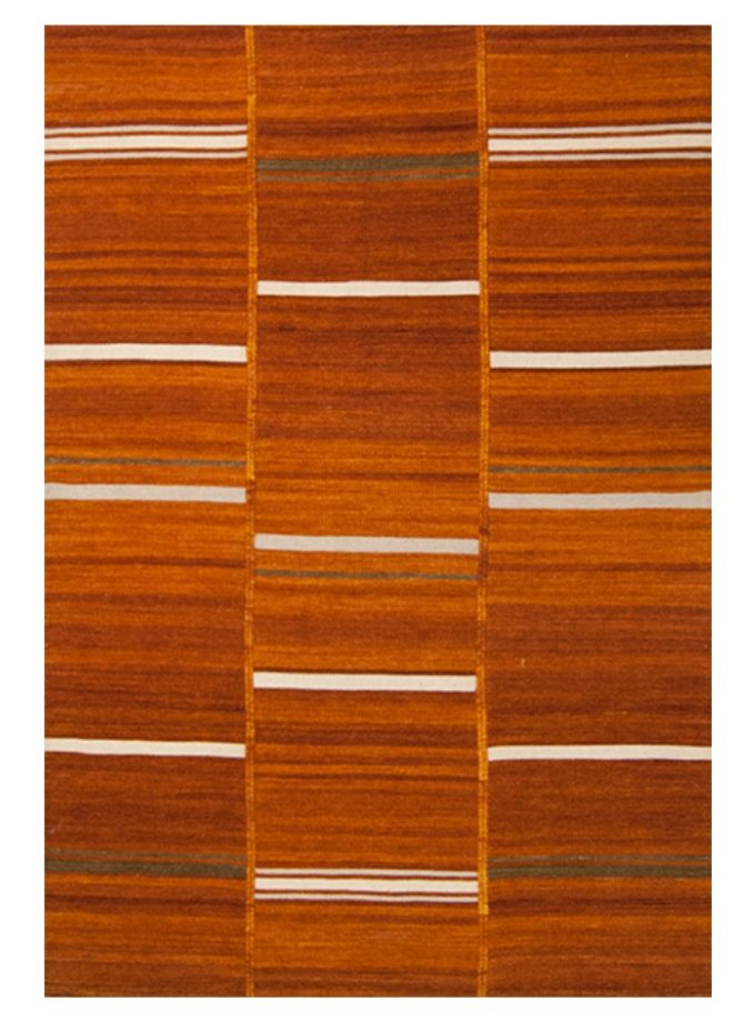 Tapete Decorativo Bazhars Dhurrie Patch 300x400 Cm Diseño Rust (2)