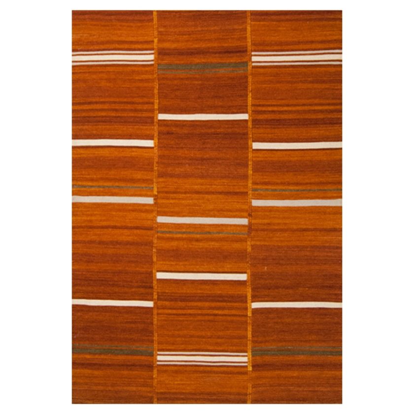 Tapete Decorativo Bazhars Dhurrie Patch 300x400 Cm Diseño Rust (2)