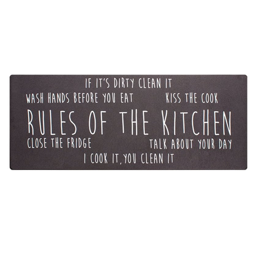 Tapete kitchen mat rules 45x120 cm (1)