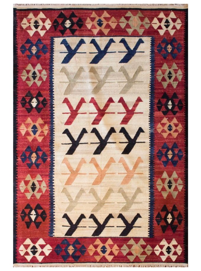 Tapete Decorativo Bazhars Kilim Kandahar 164x227 Cm (1)