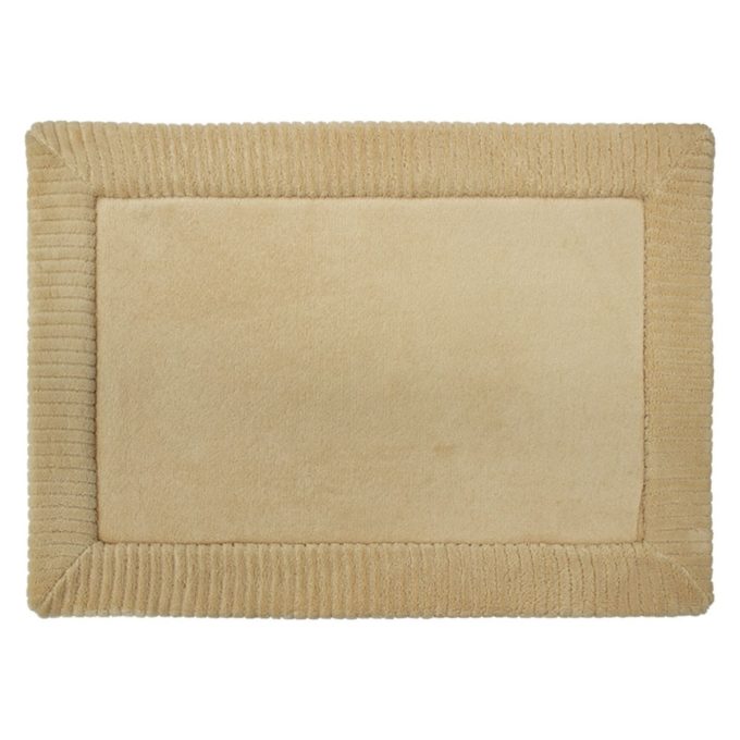 Frame bath mat beige 40x60 cm (5)
